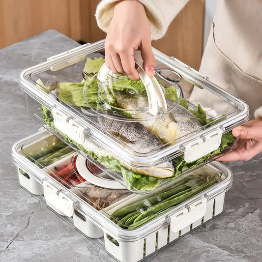 4 Compartment Fridge Storage Home & Kitchen
