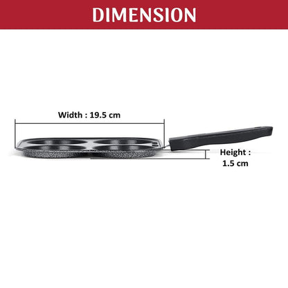 4 Hole Non Stick Pan
