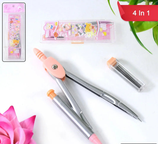 4-in-1 Geometry Compass Set - Office