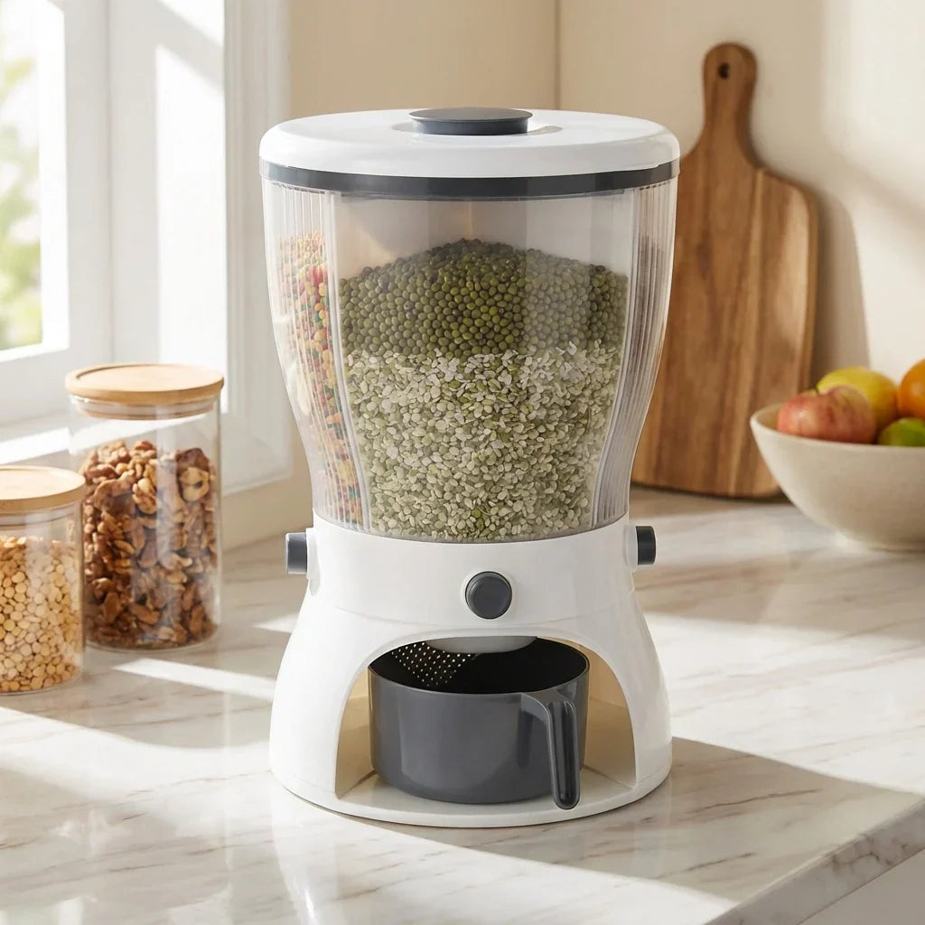 Best 4-in-1 grain dispenser container - food dispensers | 2026 | fast shipping