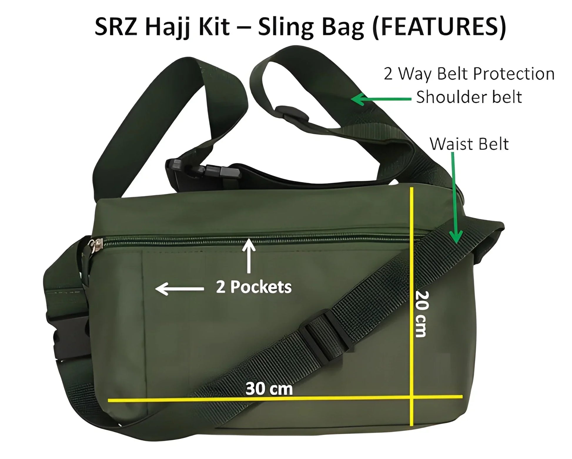 Best 4 in 1 shoulder hajj kit - religious & ceremonial | 2025 | fast shipping