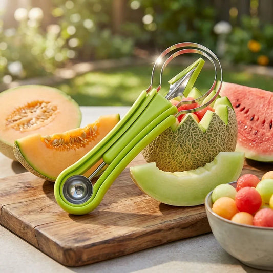 Best 4 in 1 stainless steel melon baller seed remover - home & garden | 2026 | fast shipping