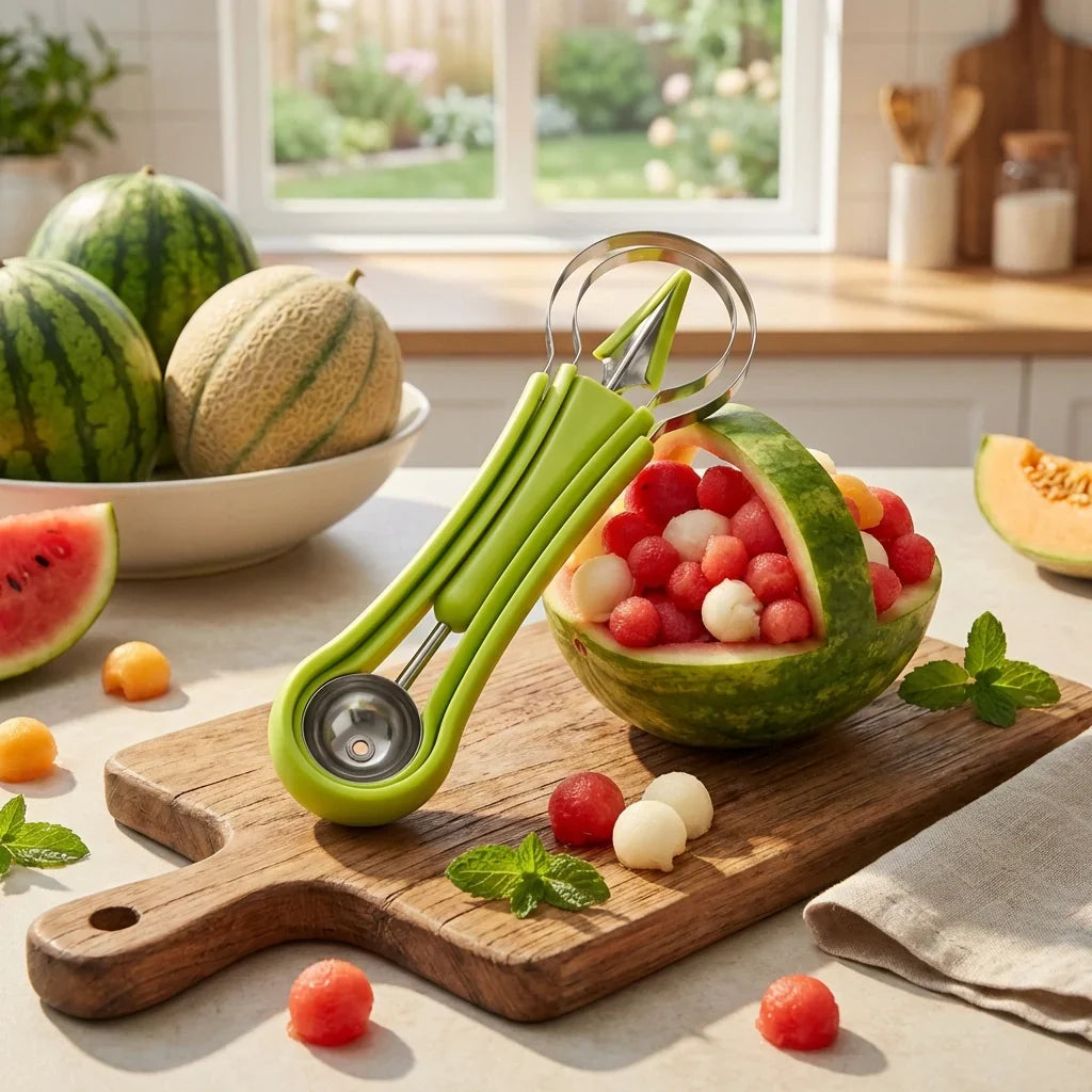 Best 4 in 1 stainless steel melon baller seed remover - home & garden | 2026 | fast shipping