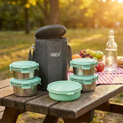 Best 4-in-1 stainless steel tiffin lunch box set - sets | 2026 | fast shipping