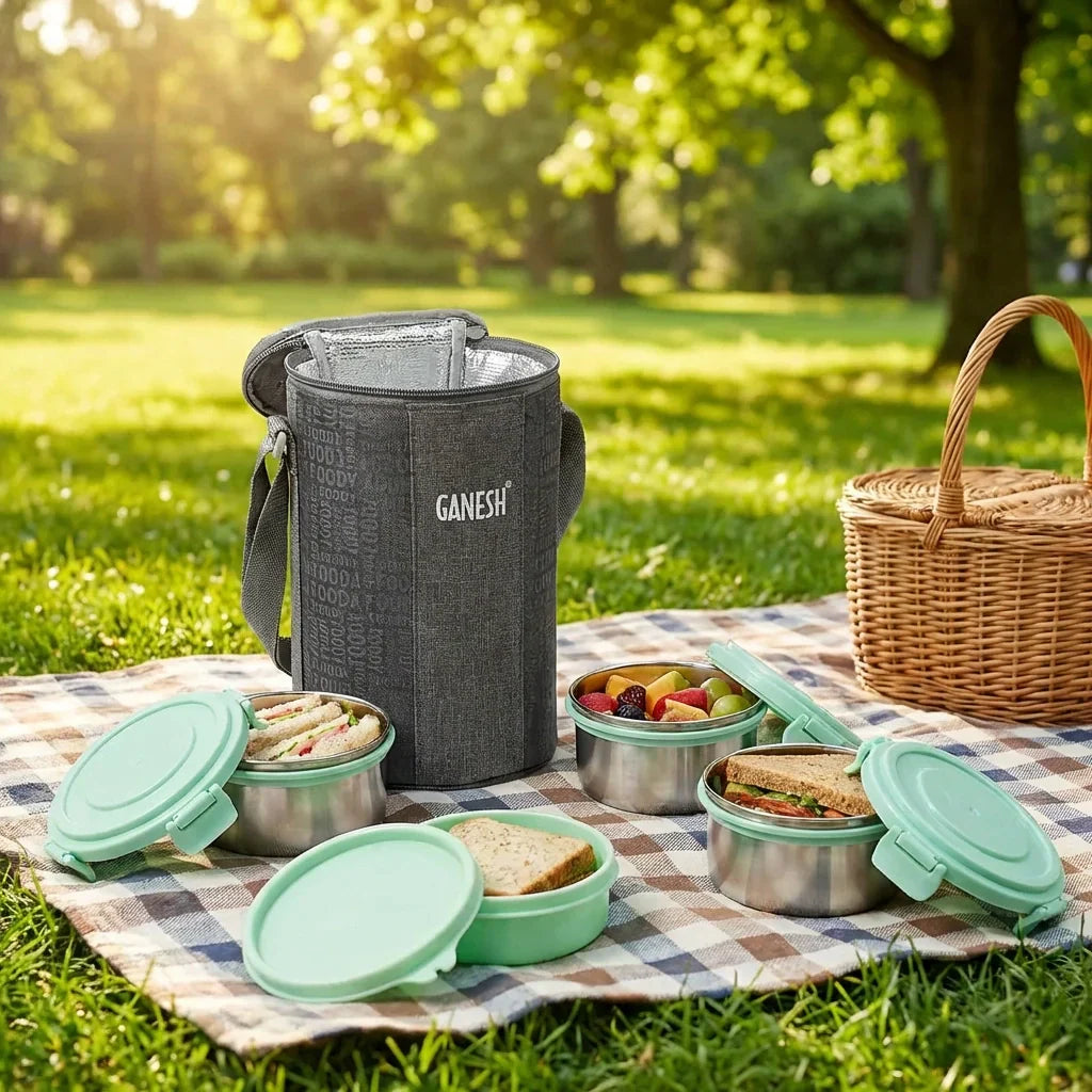 Best 4-in-1 stainless steel tiffin lunch box set - sets | 2026 | fast shipping