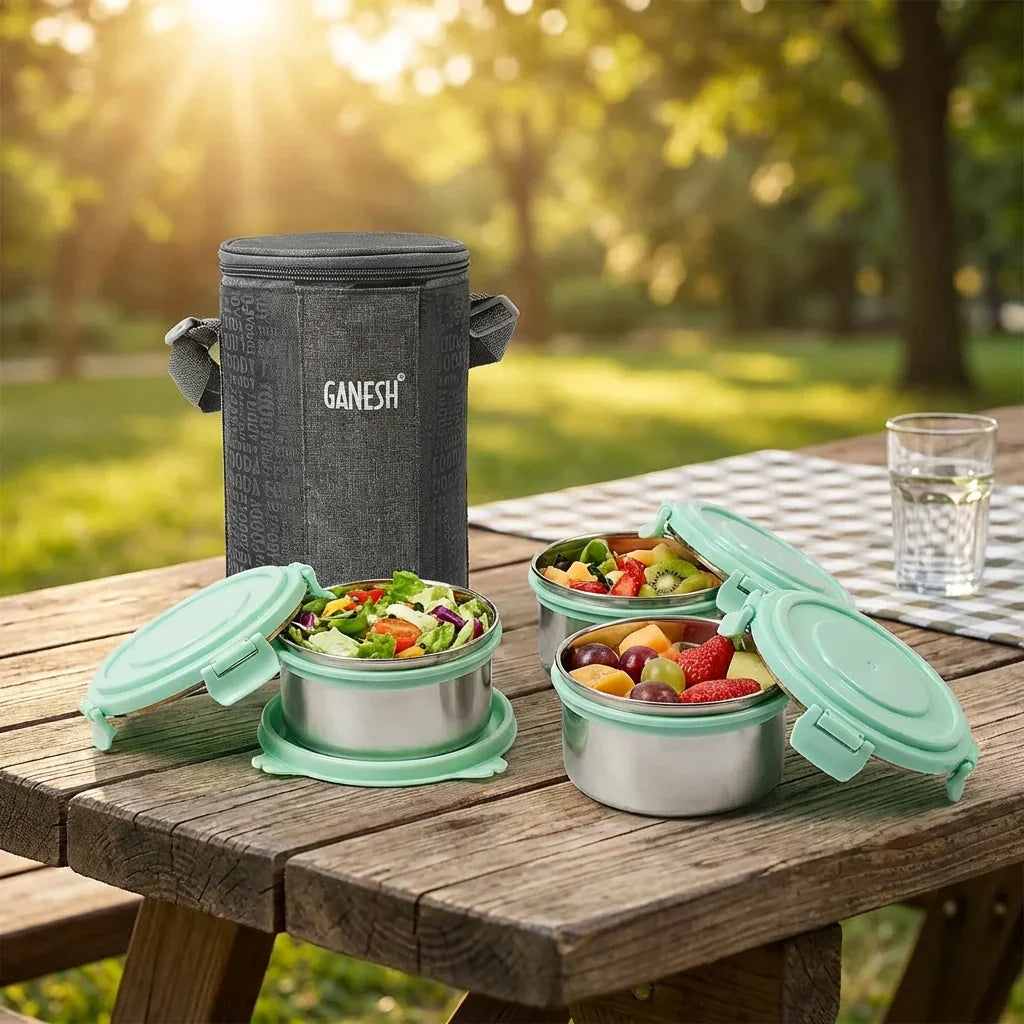 Best 4-in-1 stainless steel tiffin lunch box set - sets | 2026 | fast shipping