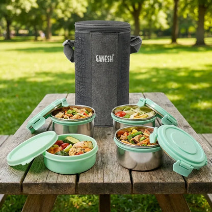 Best 4-in-1 stainless steel tiffin lunch box set - sets | 2026 | fast shipping