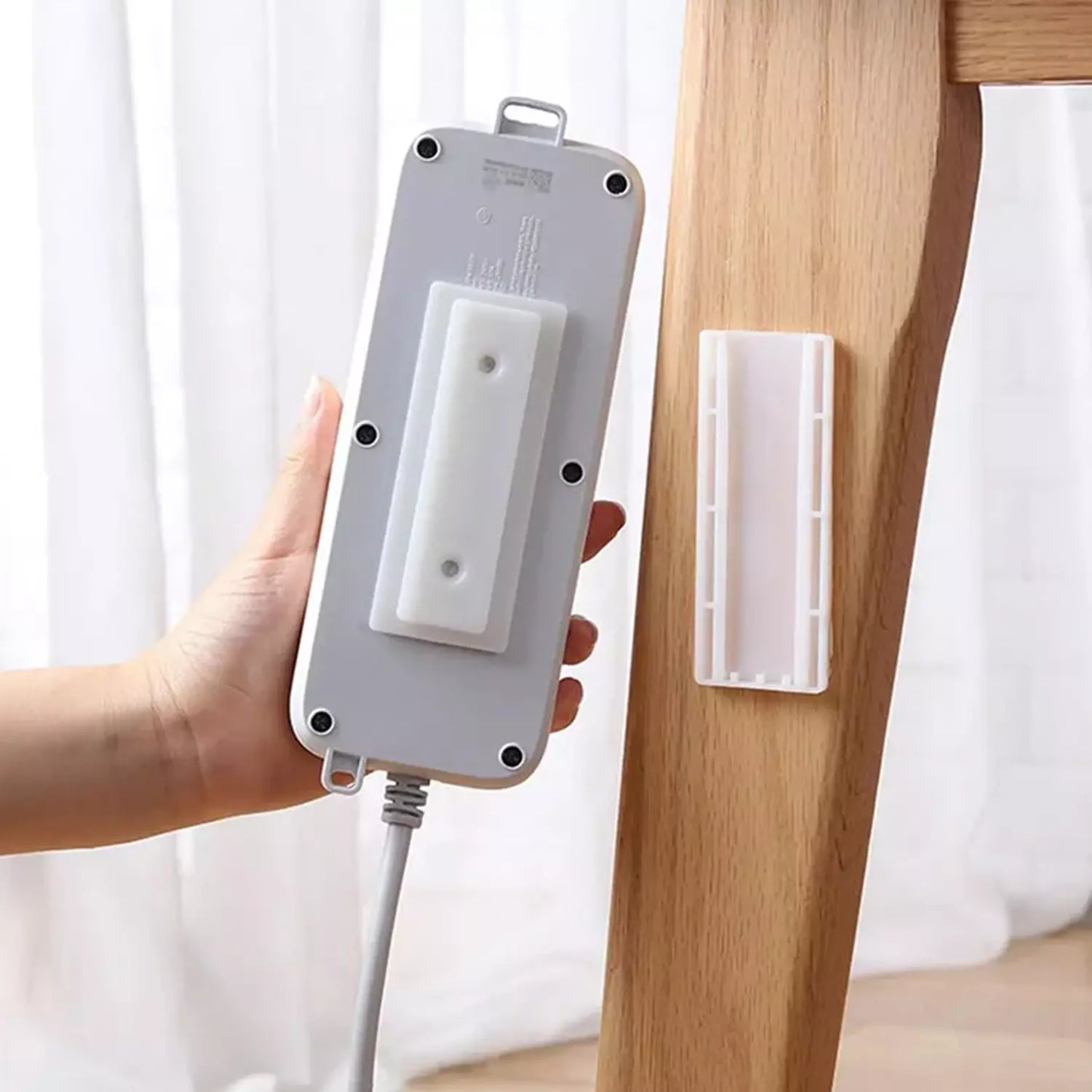 4-Pack Self-Adhesive Wall Hooks - Home Improvement