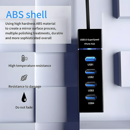 4 Port SuperSpeed USB Hub Electronics