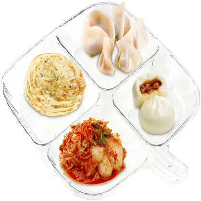 Best 4-section serving tray - trays | 2025 | fast shipping