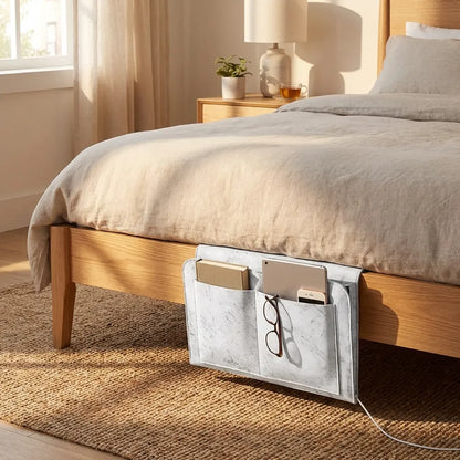 Bedside Caddy Essentials Pocket Hanging Storage Organizer