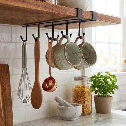Under-Cabinet Hook Organizer