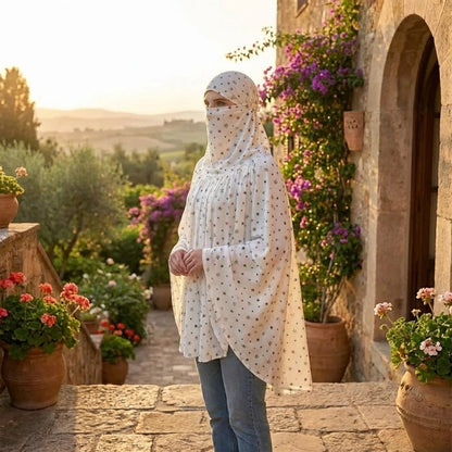 Cotton Long Scarf Mask