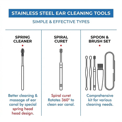 Stainless Steel Ear Cleaning Kit