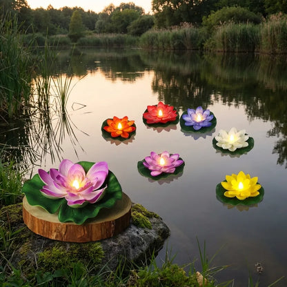 Floating Lotus LED Candles