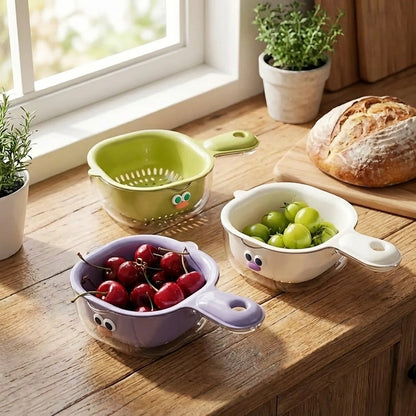 Dual-Layer Veggie Strainer