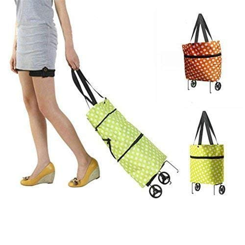 Folding Cart Bags Trolley Shopping Bag For Travel Luggage