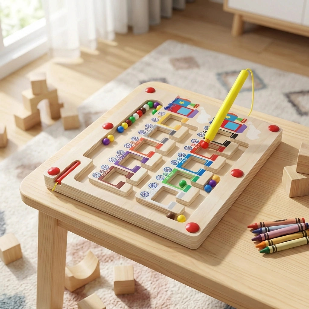 Magnetic Montessori Maze Board