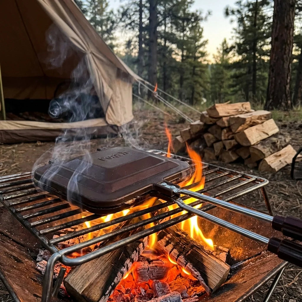 Flame-Based Sandwich Toaster