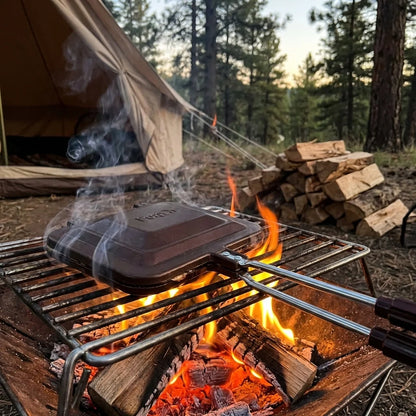 Flame-Based Sandwich Toaster