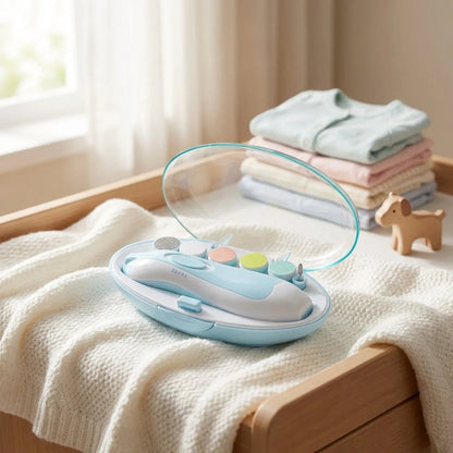 Electric Baby Nail Trimmer With Grinding Heads