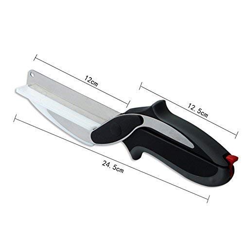 2-in-1 Steel Smart Clever Cutter Kitchen Knife