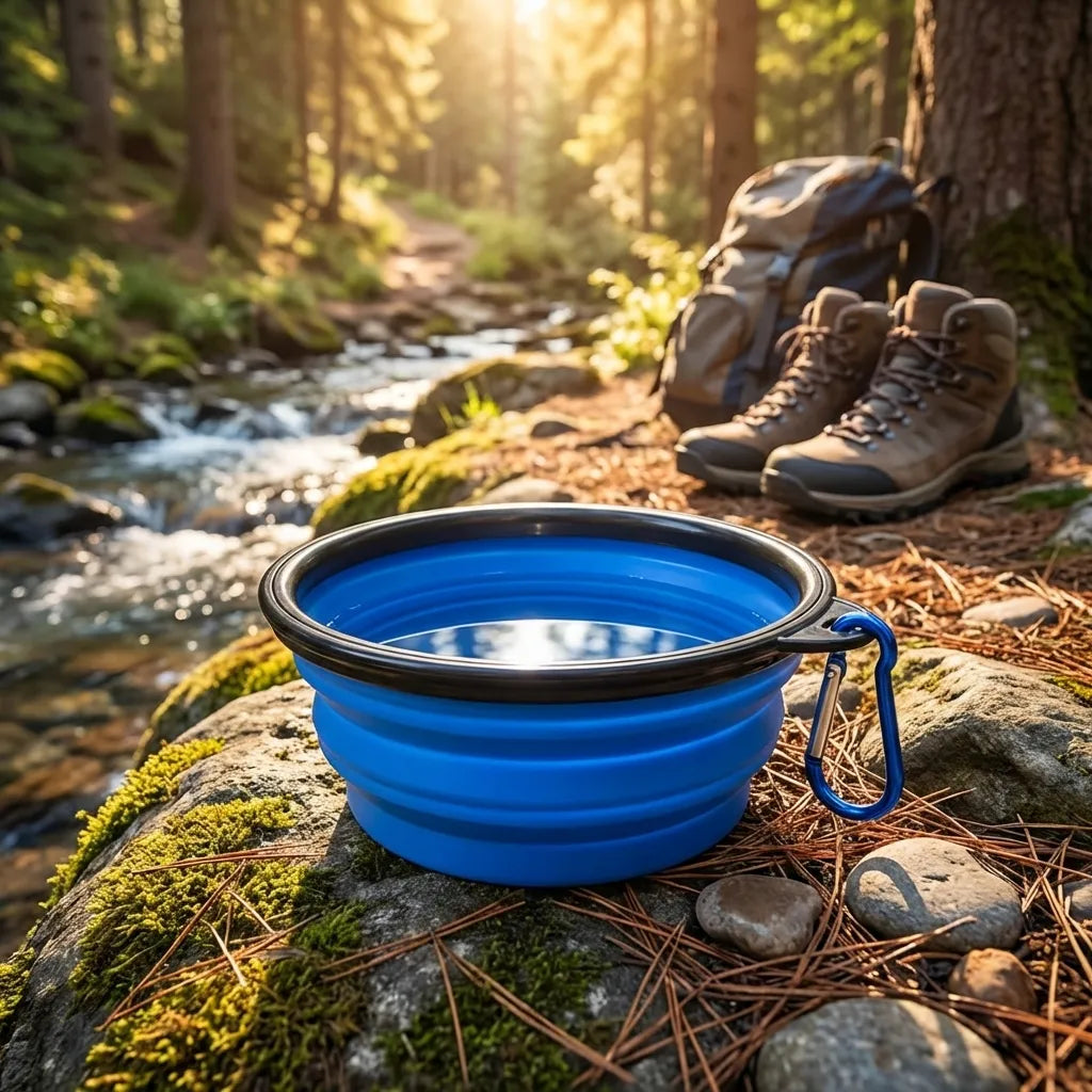 Portable Collapsible Pet Bowl