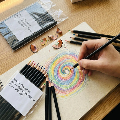 Multicolor Rainbow Pencils Set