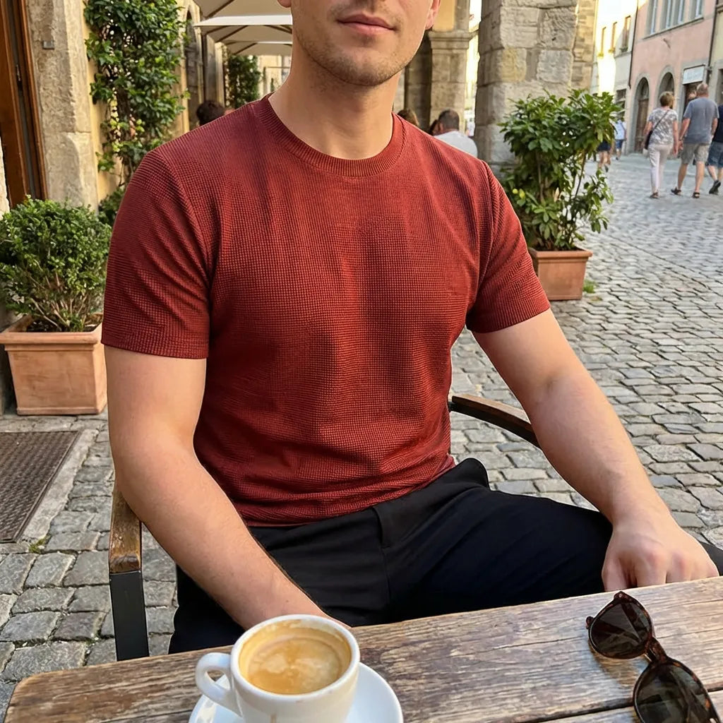 FlexFit Maroon T-Shirt