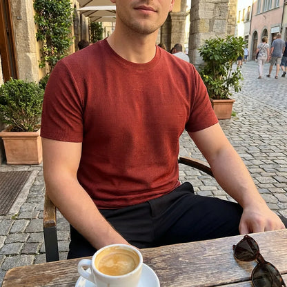 FlexFit Maroon T-Shirt