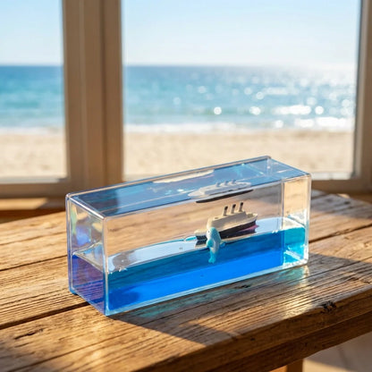 Floating Titanic Ship Ornament