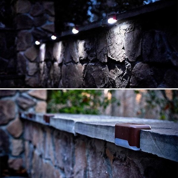 Solar Deck Lights Outdoor Combo ( Pack of 4)