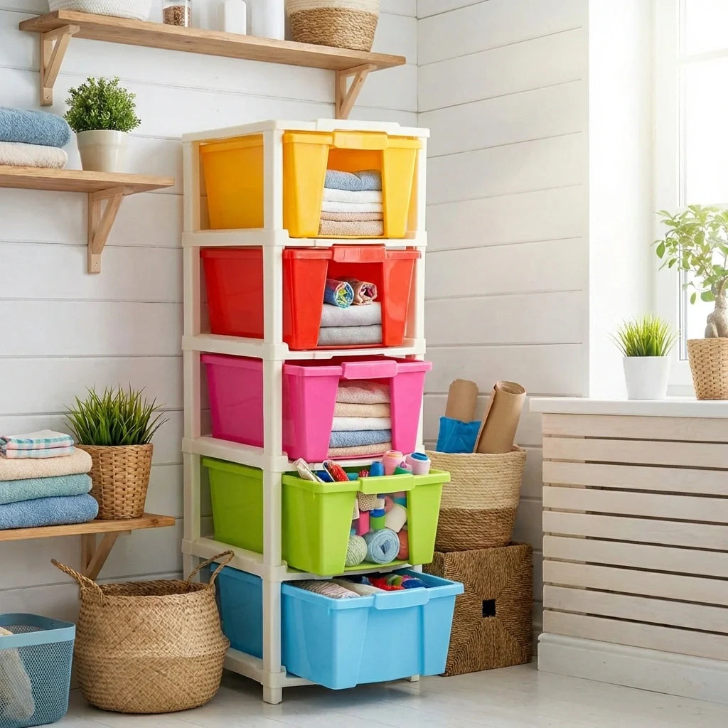 5-Layer Modular Drawer Organizer