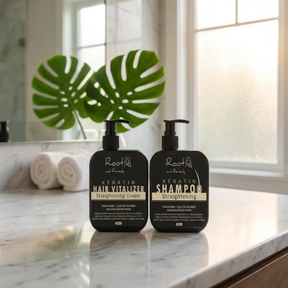 Herbal Hair Straightening Combo
