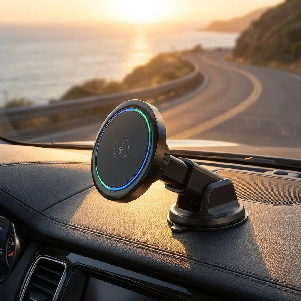 Music-Reactive Wireless Car Charger