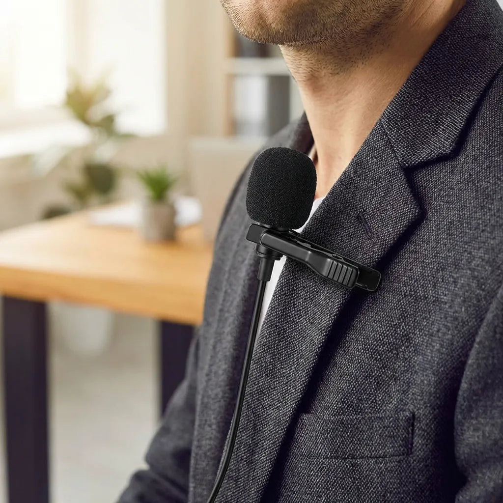 Dynamic Lapel Collar USB Omnidirectional Mic
