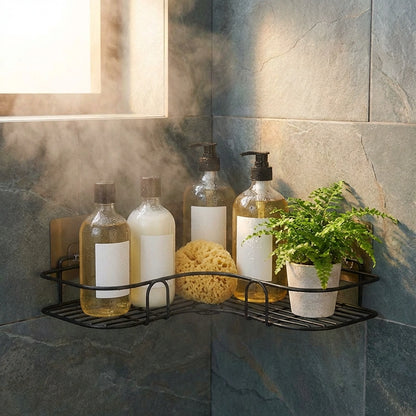 Metal Bathroom Corner Rack Storage Shelves