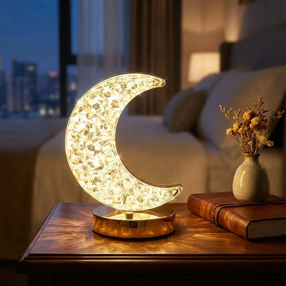 Moon Shape Touch Table Lamp