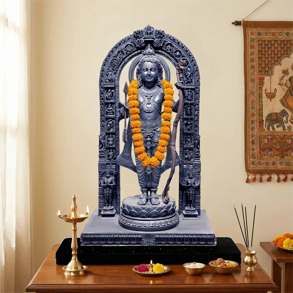 Ram Lalla MDF Cutout of Ram Lalla Statue in Ayodhya Mandir (2D)