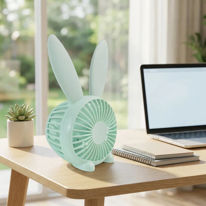 Cute Rabbit USB Desk Fan
