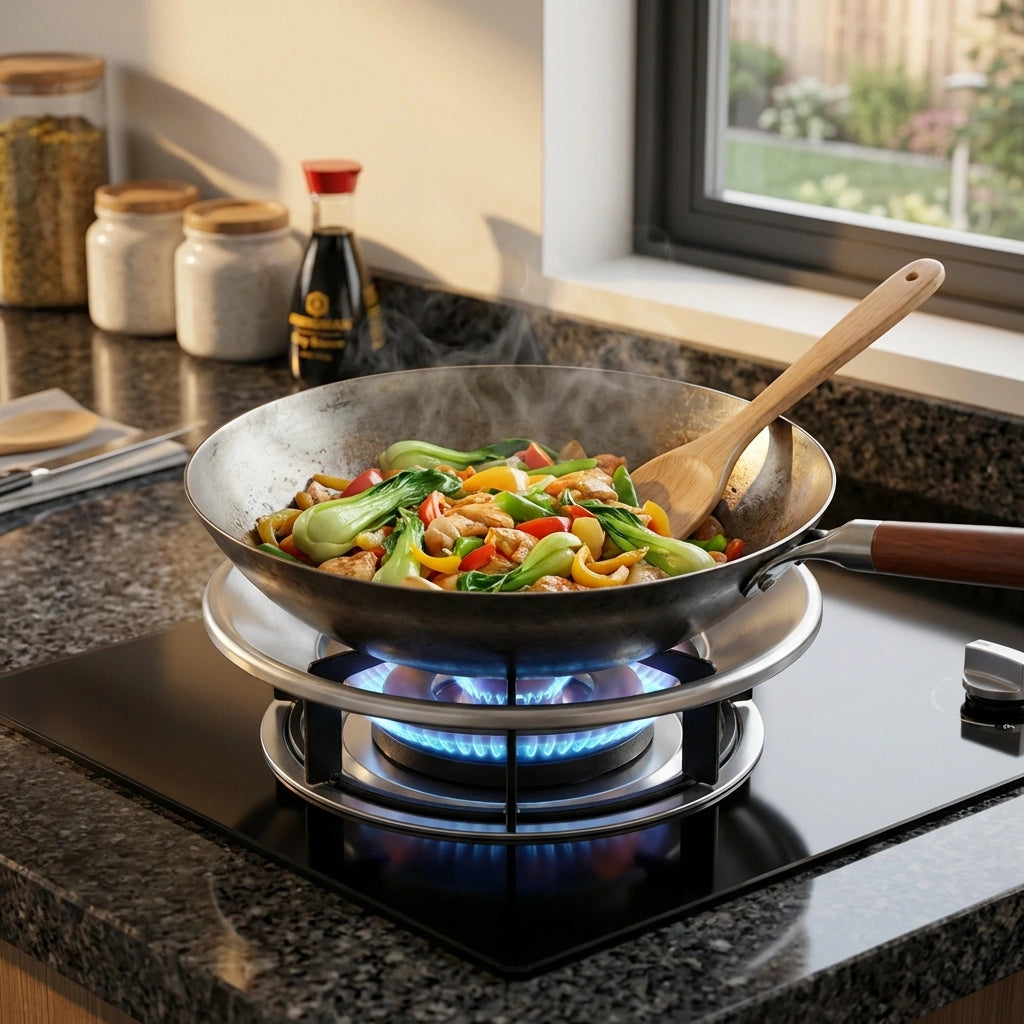 Gas Stove Fire & Windproof Saving Stand