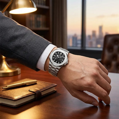 Luxury Stainless Steel Watch