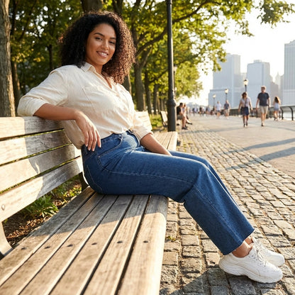 Stretchy Flared Jeans