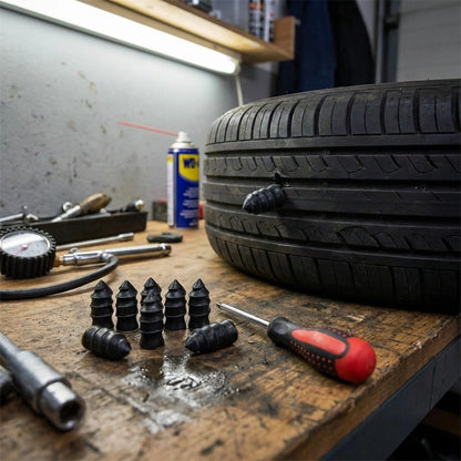 Motorcycle Car Fast Tool Self-Service Tire Repair Nail (Pack of 10)
