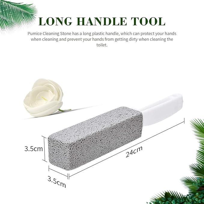 Metal 2 Pcs Toilet Cleaner Brush With Handle (Pack of 2)