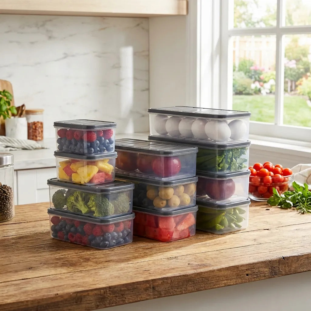 Fridge Storage Boxes (Pack of 6)