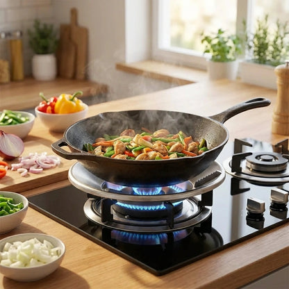 Gas Stove Fire & Windproof Saving Stand