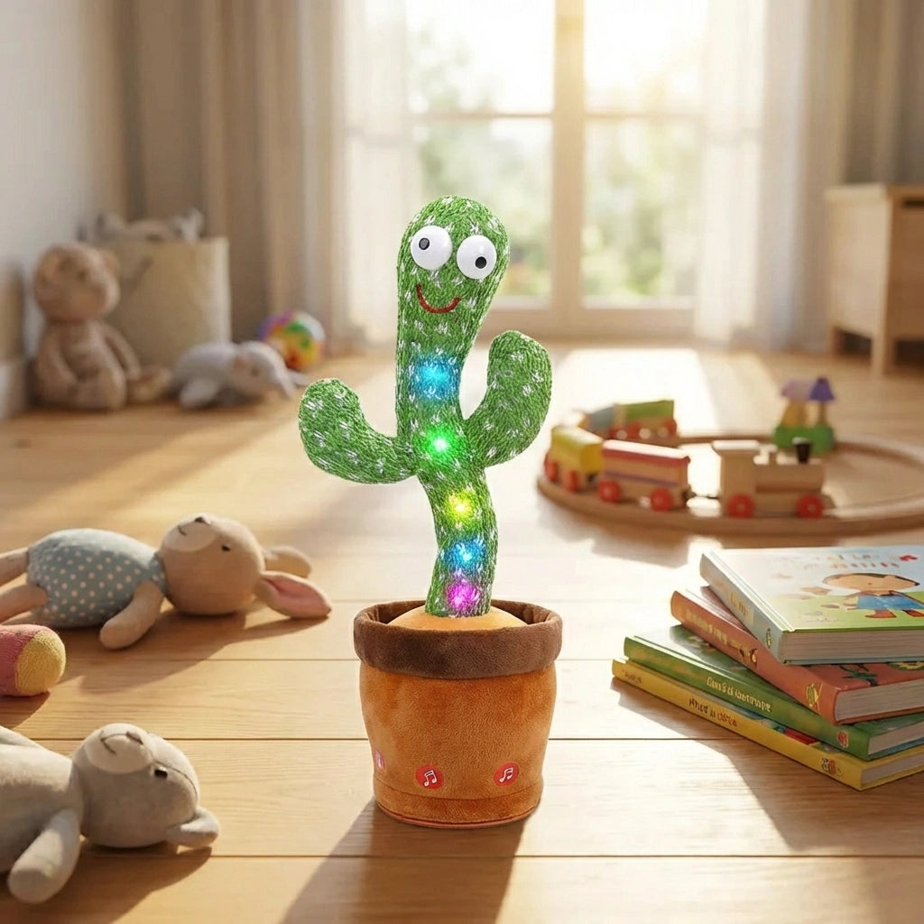 LED Musical Dancing & Mimicry Baby Cactus Toy