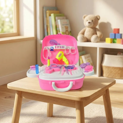 Kids Makeup Case Suitcase