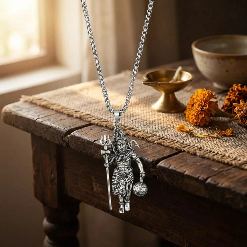Divine Shiva Locket With Chain